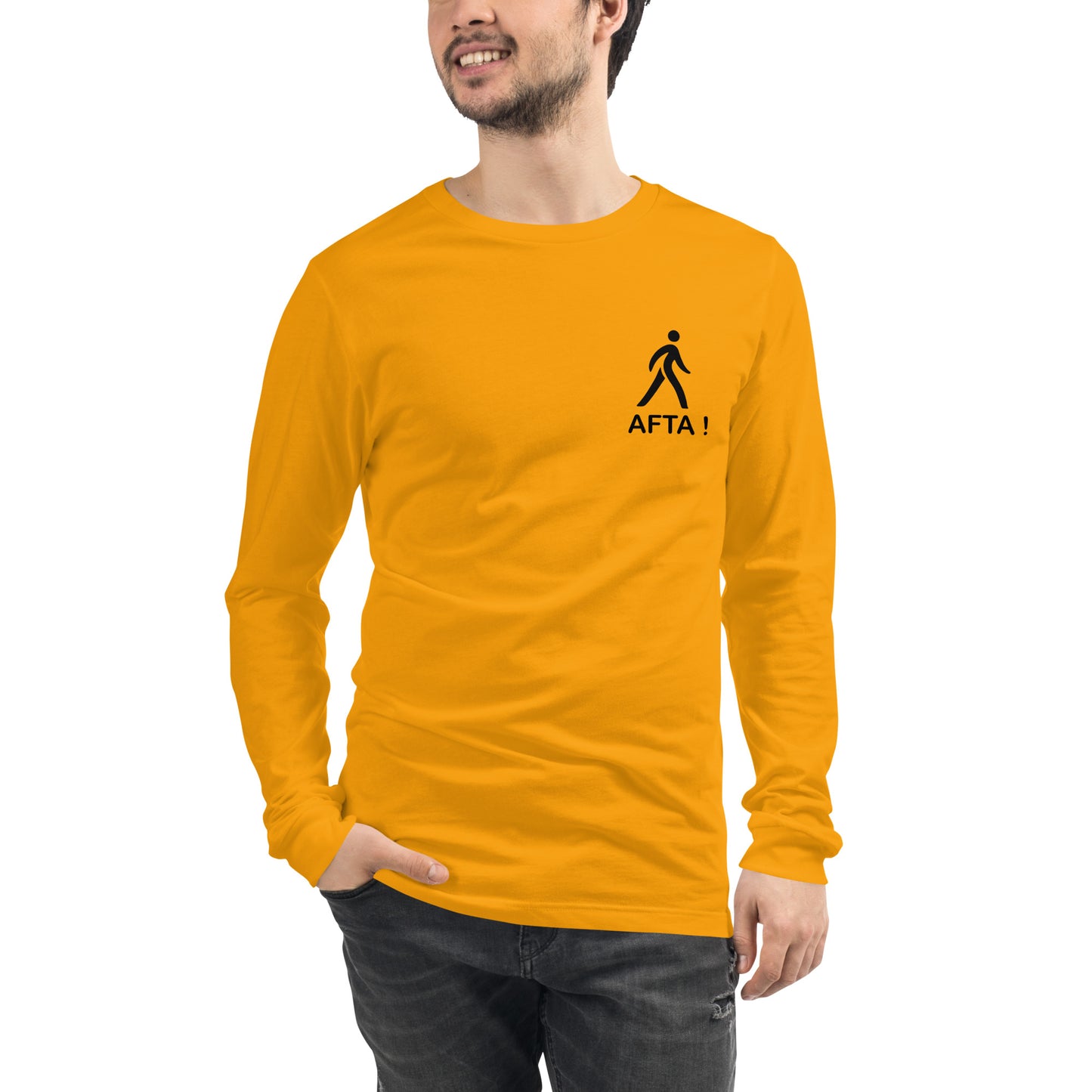 AFTA! Sweat-shirt unisexe | Avec motif arrière | Couleurs claires