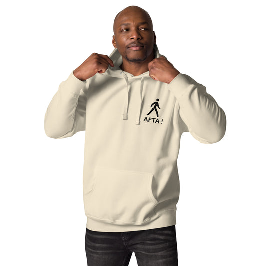 AFTA! Hoodie unisexe | Sans motif arrière | Couleurs claires