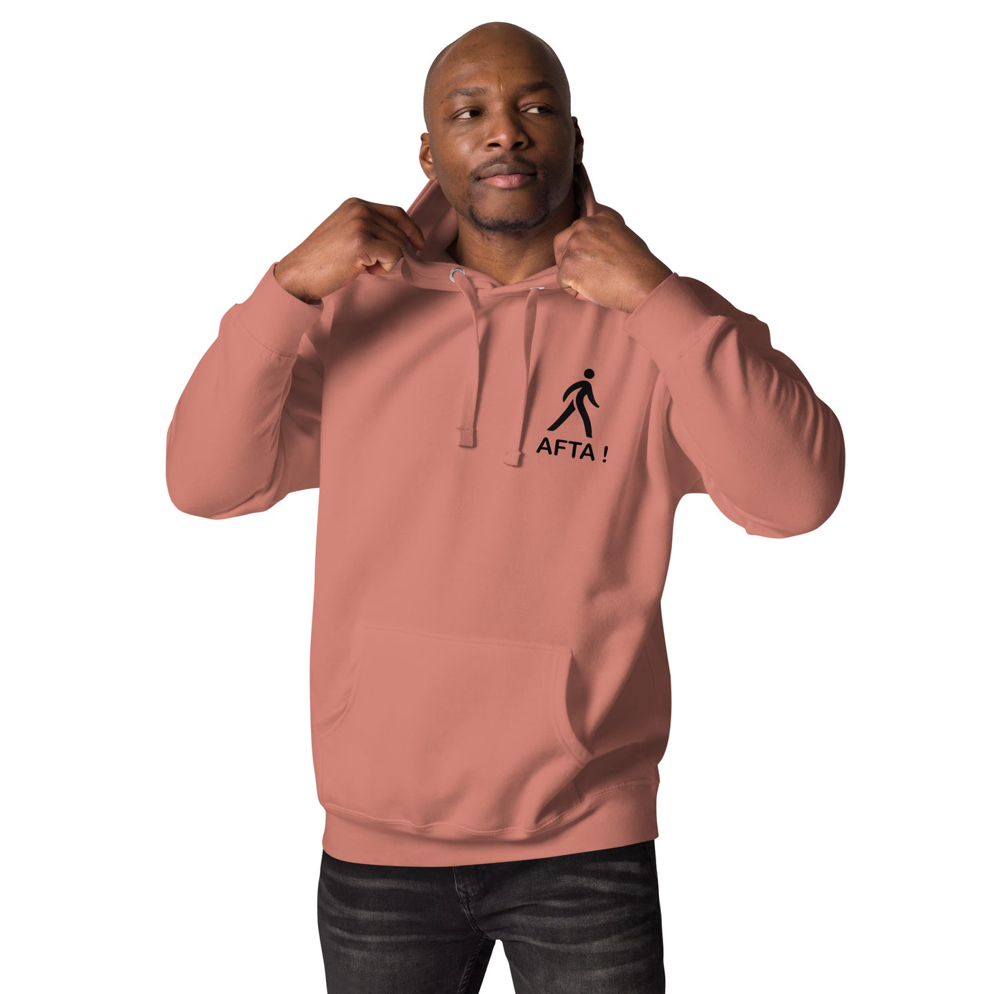 AFTA! Hoodie unisexe | Sans motif arrière | Couleurs claires