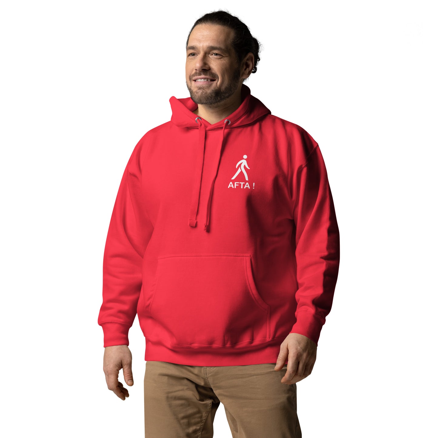 AFTA! Hoodie unisexe | Sans motif arrière | Couleurs foncées