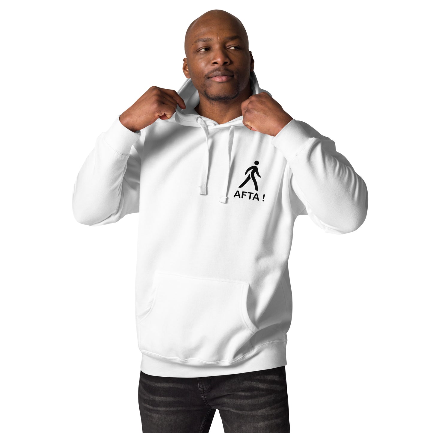 AFTA! Hoodie unisexe | Sans motif arrière | Couleurs claires