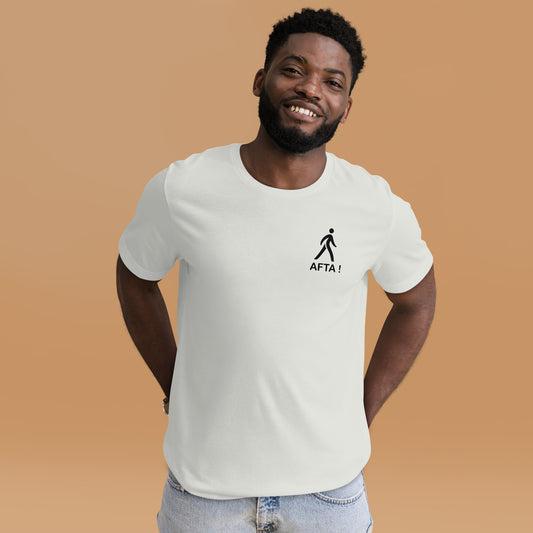 AFTA! T-shirt unisexe | Sans motif arrière | Couleurs claires